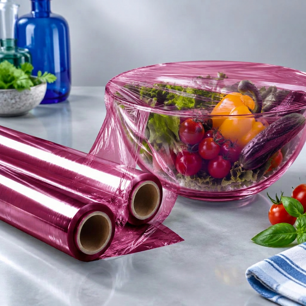 Film alimentaire PE rose