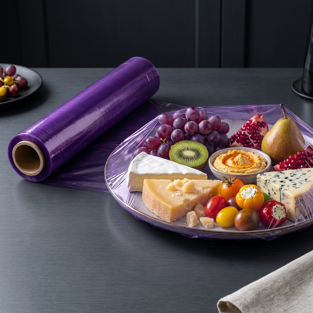 Film alimentaire PVC violet